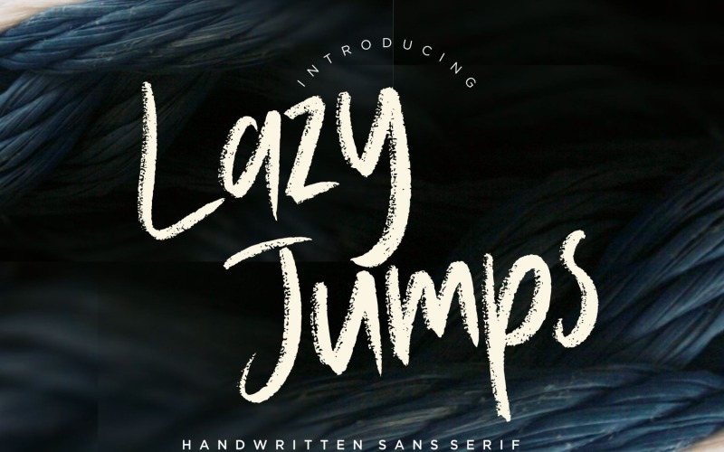 Lazy Jumps Sans Serif-lettertype