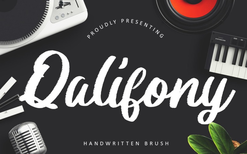 Qalifony Handwritten Brush Font