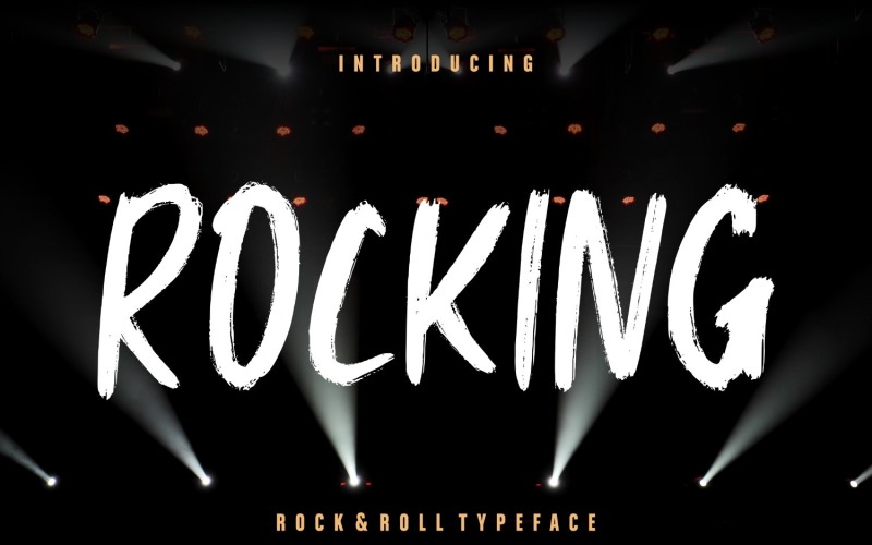 Rocking Rock & Roll Typsnitt typsnitt