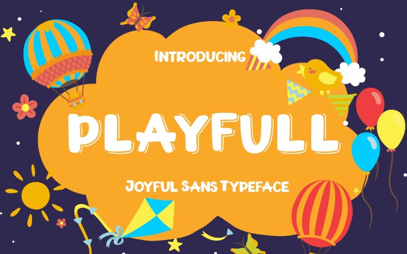 Speels Joyful Sans-lettertype