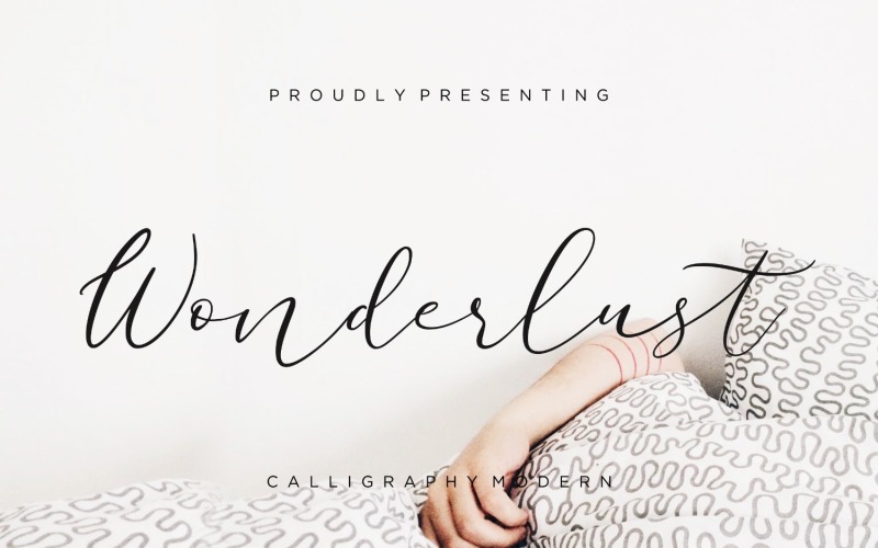 Wonderlust书法现代字体