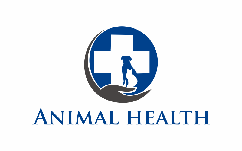 Download Шаблон логотипа "Animal Health Logo Template" / Animal Health Logo Template - Шаблон логотипа на тему графика animal,health,veterinarian,pet,veterinary,medicine,medical,dog,hospital,cat,clinic,livestock,safety,concept,nature,healthy,symbol,icon,vector,bovine