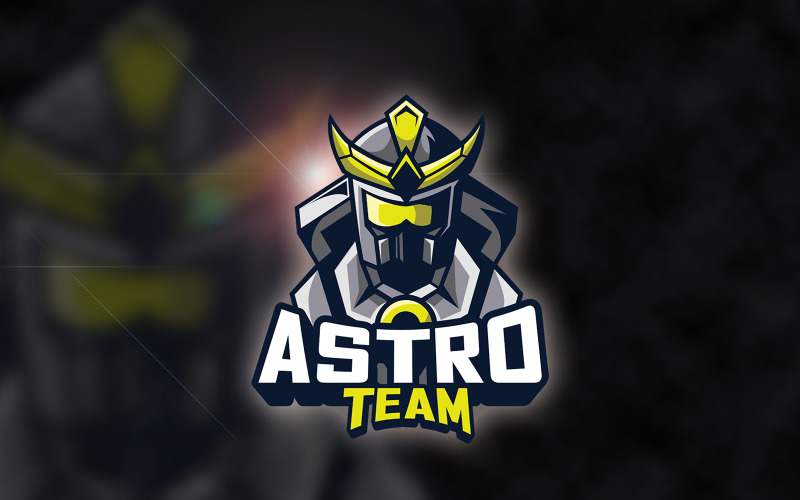 Download Шаблон логотипа "Astro Team Logo Template" / Astro Team Logo Template - Шаблон логотипа на тему графика logo,planet,template,badges,emblem,esport,game,team,modern,bold,astro,astronout