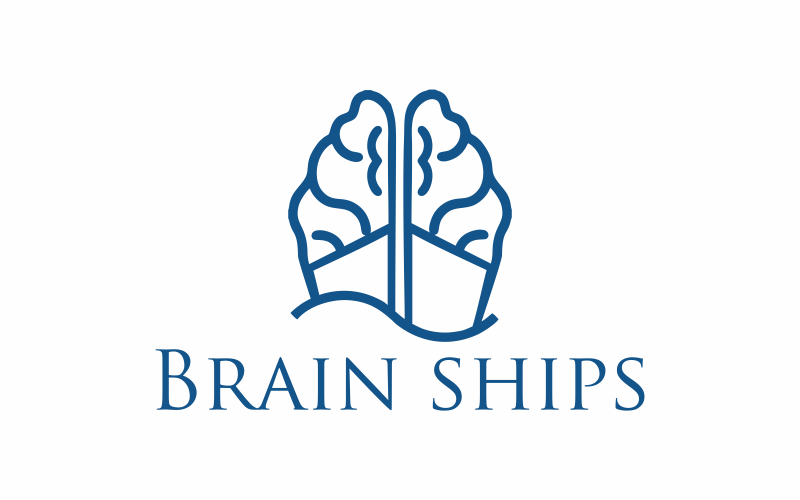 Download Шаблон логотипа "Brain Sailing Logo Template" / Brain Sailing Logo Template - Шаблон логотипа на тему графика brain,ship,vector,illustration,idea,concept,creative,inspiration,travel,symbol,background,design,graphic,icon,page,flat,flight