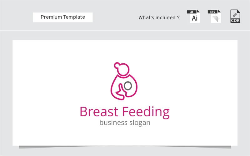 Breastfeeding Logo Template