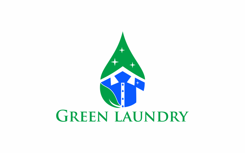 Download Шаблон логотипа "Green Laundry Logo Template" / Green Laundry Logo Template - Шаблон логотипа на тему графика laundry,green,clean,wash,background,household,housework,home,basket,domestic,blue,room,indoors,towels,nature,object,folded,stack,cleaner,design