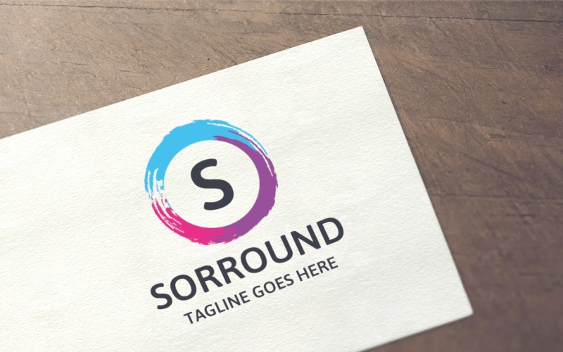 Download Шаблон логотипа "Letter S - Sorround Logo Template" / Letter S - Sorround Logo Template - Шаблон логотипа на тему графика app,bank,brand,branding,consulting,creative,estate,fold,insurance,law office,lawyer,letter,logo,modern,money,ocean,office,ofiice,paper,s letter