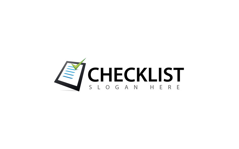 Modèle de logo CheckList