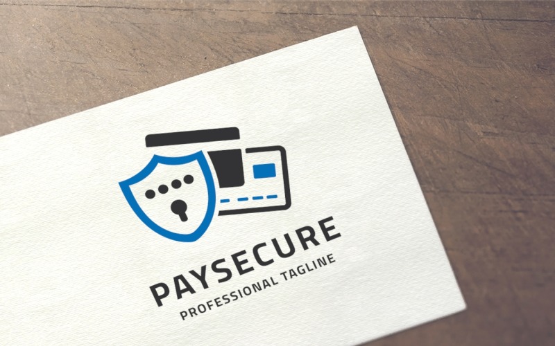 Modèle de logo sécurisé de paiement