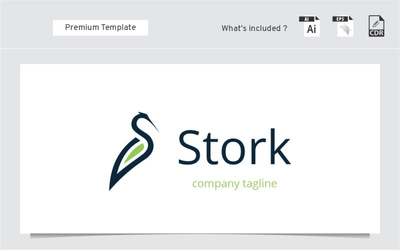 Stork Logo Template