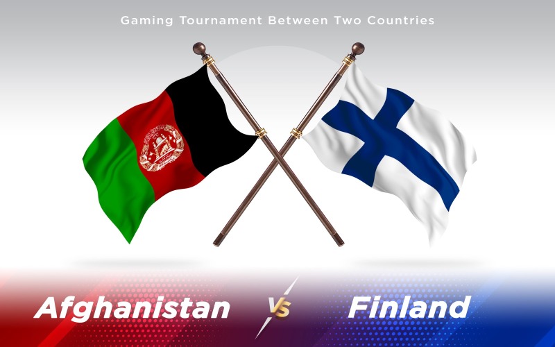 Download Иллюстрация "Afghanistan versus Finland Two Countries Flags - Illustration" / Afghanistan versus Finland Two Countries Flags - Illustration - Иллюстрация на тему графика national,patriotic,europe,asia,republic,map,flag,country,cartography,geography,nation,illustration,graphic,vector,state,world,isolated,symbol,border,icon