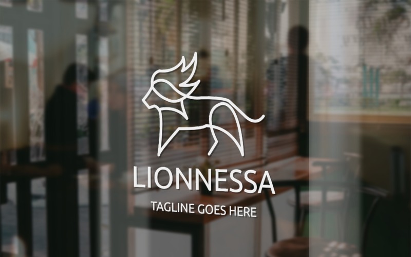 Lionnessa Logo šablona