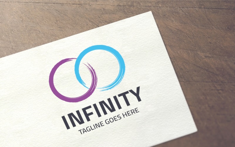 Modèle de logo infini