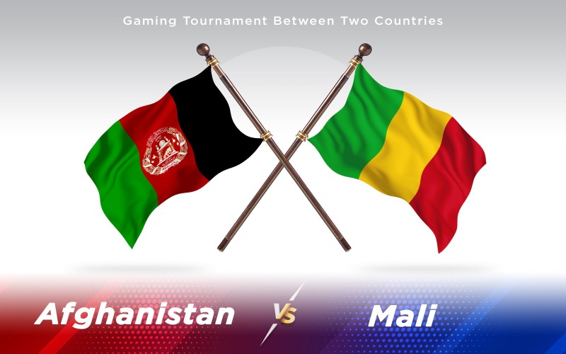 Download Иллюстрация "Afghanistan versus Mali Two Countries Flags - Illustration" / Afghanistan versus Mali Two Countries Flags - Illustration - Иллюстрация на тему графика national,patriotic,europe,asia,republic,map,flag,country,cartography,geography,nation,illustration,graphic,vector,state,world,isolated,symbol,border,icon