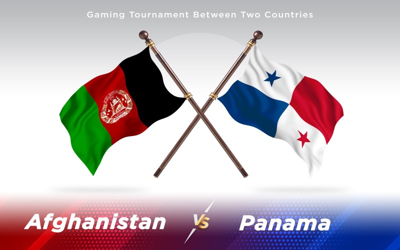 Download Иллюстрация "Afghanistan versus Panama Two Countries Flags - Illustration" / Afghanistan versus Panama Two Countries Flags - Illustration - Иллюстрация на тему графика national,patriotic,europe,asia,republic,map,flag,country,cartography,geography,nation,illustration,graphic,vector,state,world,isolated,symbol,border,icon