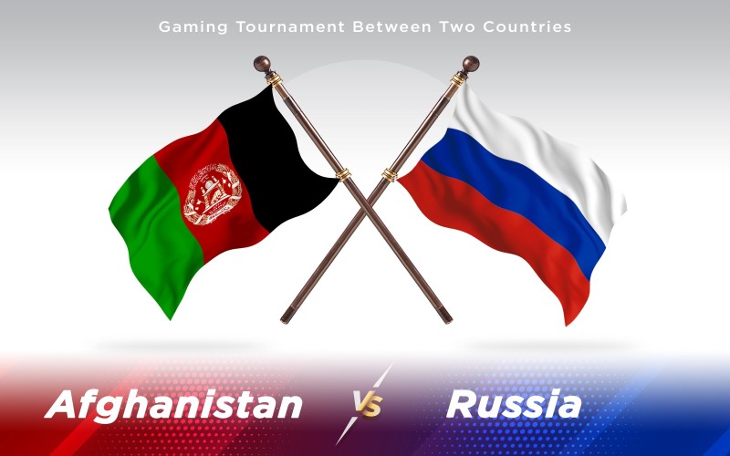 Download Иллюстрация "Afghanistan versus Russia Two Countries Flags - Illustration" / Afghanistan versus Russia Two Countries Flags - Illustration - Иллюстрация на тему графика national,patriotic,europe,asia,republic,map,flag,country,cartography,geography,nation,illustration,graphic,vector,state,world,isolated,symbol,border,icon