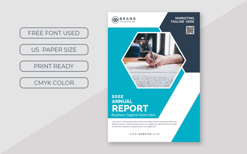 Download Фирменный стиль "Brochure  Business Annual Report Cover Presentation" / Brochure  Business Annual Report Cover Presentation - Фирменный стиль на тему графика brochure,flyer,poster,business,abstract,cover,template,blue,magazine,triangle,typography,layout,marketing,polygon,idea,leaflet,promotion,presentation,graphic,catalog