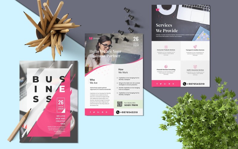 Download Фирменный стиль "Business Flyer - Corporate Identity Template" / Business Flyer - Corporate Identity Template - Фирменный стиль на тему графика minimal,business,flyer,stationary,promotions,flyers,corporate,clean,poster,print,template,templates,graphic,modern,simple
