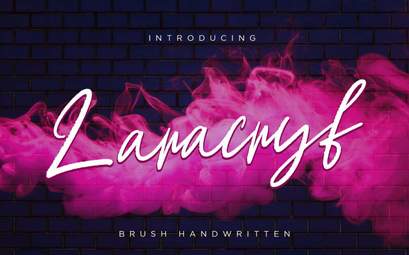 Download Шрифт "Laracryf Brush Handwritten Font" / Laracryf Brush Handwritten Font - Шрифт на тему графика script,branding,handwriting,handwritten,brush,quotes,calligraphy,logo,typography,signature,elegant,invitation,wedding,vintage,fashion