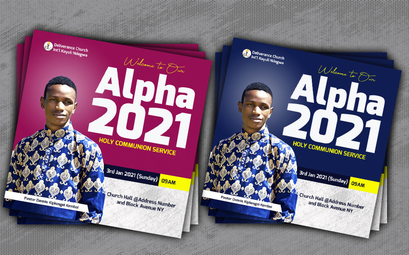 Multipurpose Church Program Flyer - Corporate Identity Template