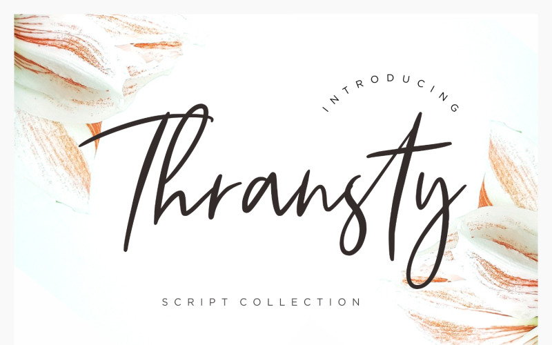 Download Шрифт "Thransty Handwritten Cursive Font" / Thransty Handwritten Cursive Font - Шрифт на тему графика script,branding,handwriting,handwritten,brush,quotes,calligraphy,logo,typography,signature,elegant,invitation,wedding,vintage,fashion