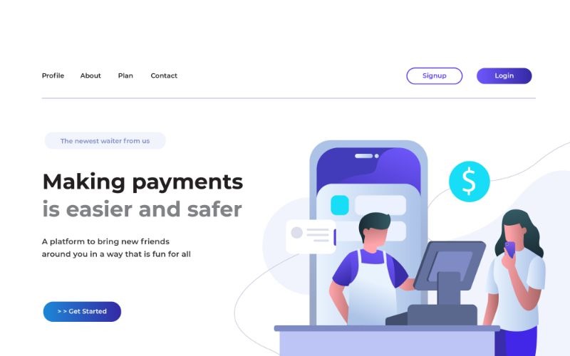 Download Vector "ILP 21 - Vector Image" / ILP 21 - Vector Image - Vector на тему графика vector,illustration,landing,page,infographic,website,design,business,flat,homepage,header,people,ui,ux,web