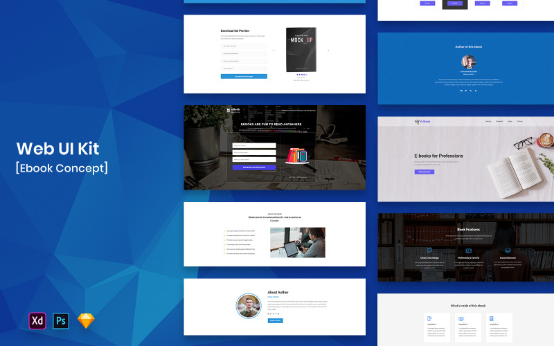 Kit di interfaccia utente Web per ebook