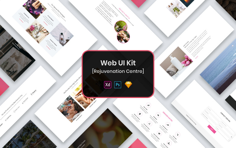 Rejuvenation Center Web UI-kit