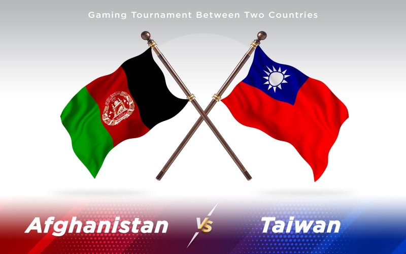 Download Иллюстрация "Afghanistan versus Taiwan Two Countries Flags - Illustration" / Afghanistan versus Taiwan Two Countries Flags - Illustration - Иллюстрация на тему графика national,patriotic,europe,asia,republic,map,flag,country,cartography,geography,nation,illustration,graphic,vector,state,world,isolated,symbol,border,icon