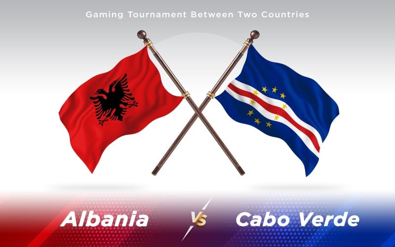 Download Иллюстрация "Albania versus Cabo Verde Two Countries Flags - Illustration" / Albania versus Cabo Verde Two Countries Flags - Illustration - Иллюстрация на тему графика national,patriotic,europe,asia,republic,map,flag,country,cartography,geography,nation,illustration,graphic,vector,state,world,isolated,symbol,border,icon
