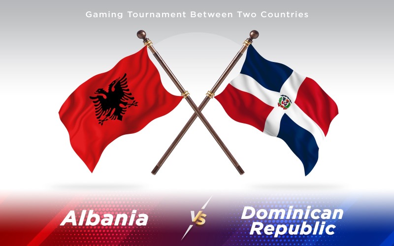 Download Иллюстрация "Albania versus Dominican Republic Two Countries Flags - Illustration" / Albania versus Dominican Republic Two Countries Flags - Illustration - Иллюстрация на тему графика national,patriotic,europe,asia,republic,map,flag,country,cartography,geography,nation,illustration,graphic,vector,state,world,isolated,symbol,border,icon