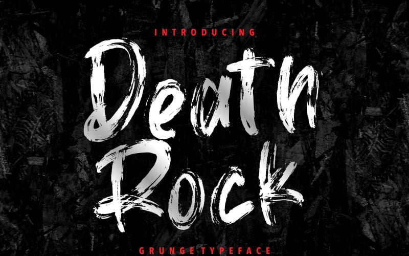 Death Rock Grunge lettertype