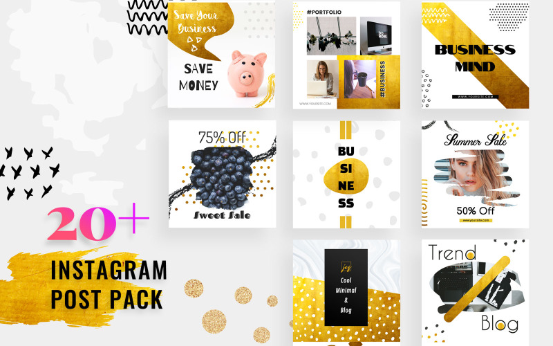 Kreative Instagram Post Social Media Vorlage