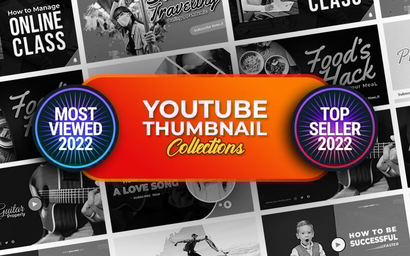 Мініатюра PSD-шаблону Youtube