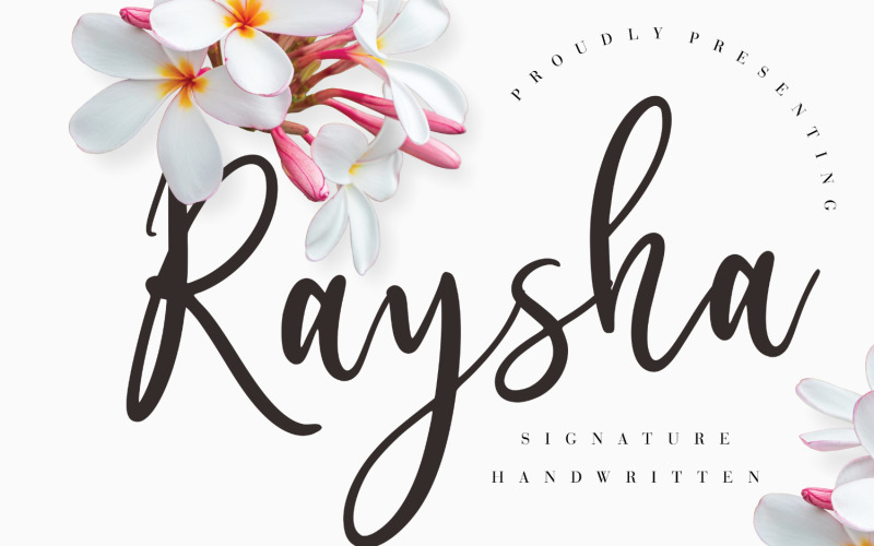 Download Шрифт "Raysha Signature Handwritten Font" / Raysha Signature Handwritten Font - Шрифт на тему графика script,branding,handwriting,handwritten,brush,quotes,calligraphy,logo,typography,signature,elegant,invitation,wedding,vintage,fashion