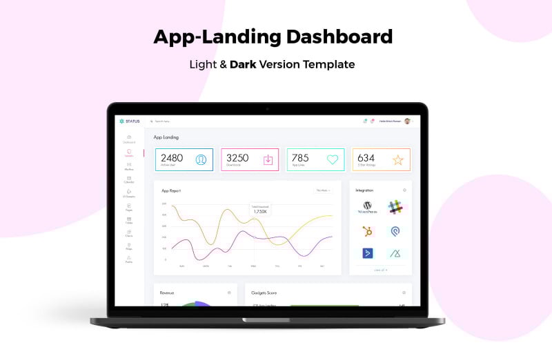 App Admin Dashboard UI-elementen