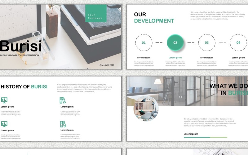 Burisi PowerPoint-mall