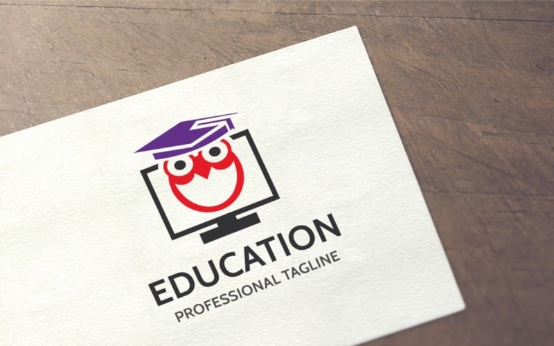 Download Шаблон логотипа "Education Logo Template" / Education Logo Template - Шаблон логотипа на тему графика animal,art,bird,cartoon,concept,cute,design,education,element,eye,flying,identity,illustration,logo,modern,night,owl,sign,simple,smart