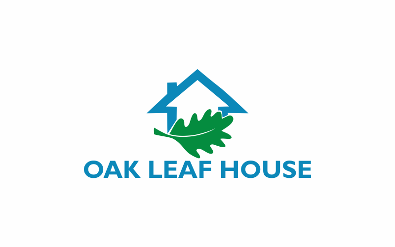 Download Шаблон логотипа "Leaf house Logo Template" / Leaf house Logo Template - Шаблон логотипа на тему графика home,oak,house,design,architecture,wall,wooden,tree,green,building,natural,abstract,brown,nature,furniture,pine,estate,door,usa,luxury