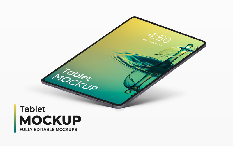 Mockup di prodotto per tablet