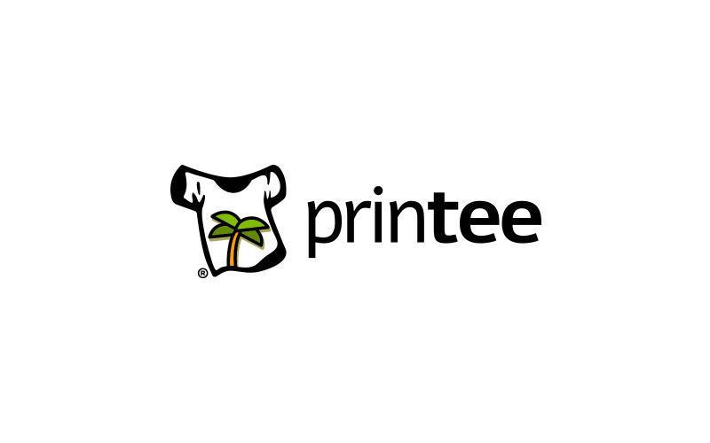 Download Шаблон логотипа "Print Shop Logo" / Print Shop Logo - Шаблон логотипа на тему графика tshirt,tee,print on demand,print shop,printing,custom tee,sublimation,heat press,clothing,tshirt design,print store,tshirt print,graphic design,apparel,tshirt art,print,tshirts,custom design,