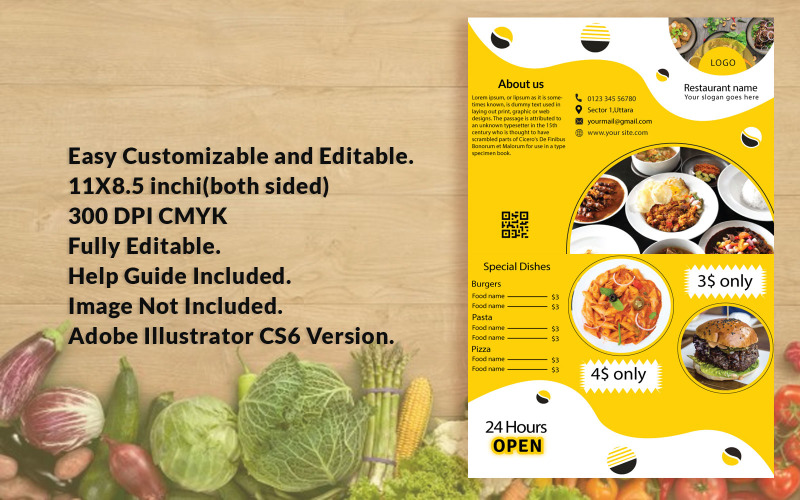 Download Vector "Trifold brochure - Vector Image" / Trifold brochure - Vector Image - Vector на тему графика bakery trifold,bbq,bbq flyer,cafe,catering,catering flyer,cupcake,design,dinner trifold,fast food,flyer template,food,food brochure,food flyer,lunch,lunch flyer,print ready,editable,restauran