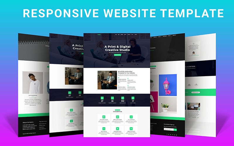Vance - modelo de site de bootstrap responsivo