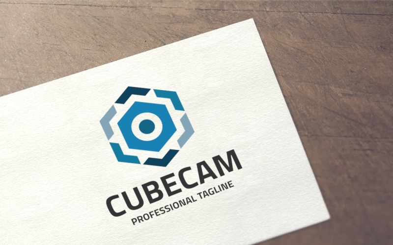 Download Шаблон логотипа "Cube Cam Logo Template" / Cube Cam Logo Template - Шаблон логотипа на тему графика apperture,box,brand,branding,cam,camera,clean,concept,cube,design,flat,hexa,hexagon,illustrator,image,logo,minimalist,modern,new year,photo