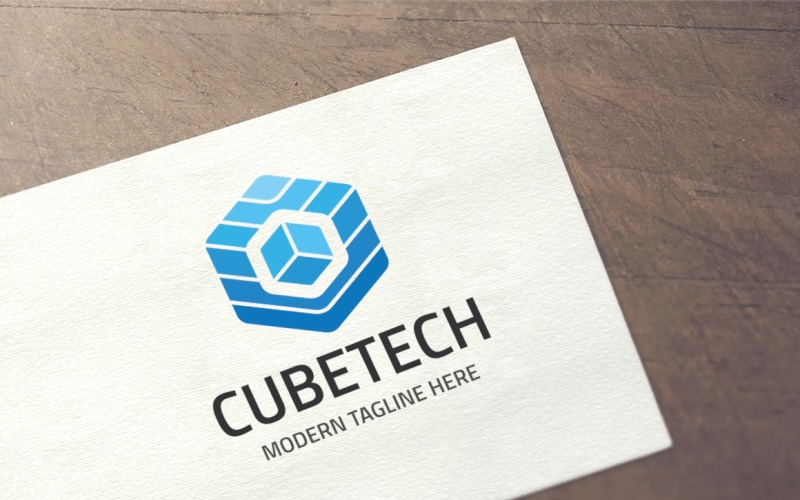 Cube Tech Logo Vorlage
