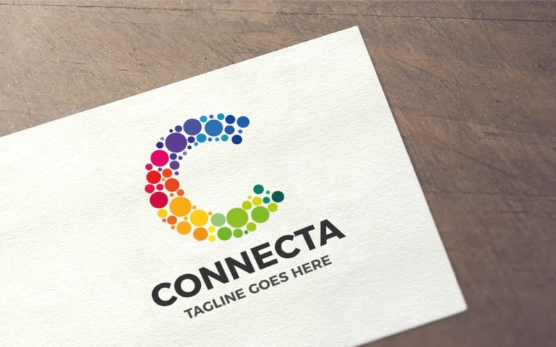 Download Шаблон логотипа "Letter C - Connecta Logo Template" / Letter C - Connecta Logo Template - Шаблон логотипа на тему графика blog,branding,business,chart,chat,clean,communication,community,connect,contact,corporate,couch,designer,host,internet,label,letter c,line,market,music