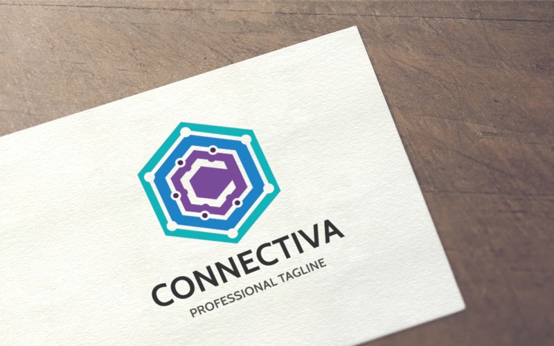 Download Шаблон логотипа "Letter C - Connectiva Logo Template" / Letter C - Connectiva Logo Template - Шаблон логотипа на тему графика abstract,brand,c letter,c logo,central,circle,circular,collaboration,communication,consulting,core,corporate,data,digital,entertainment,exchange,gaming,global,identity,letter c