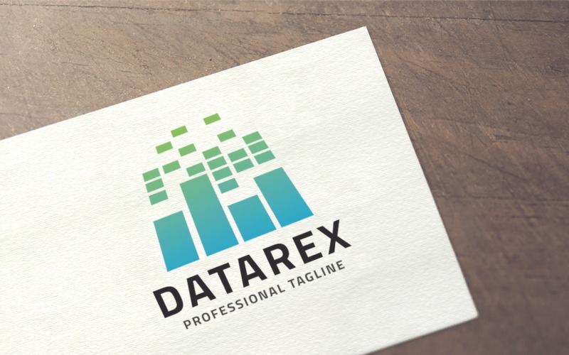 Modèle de logo Datarex