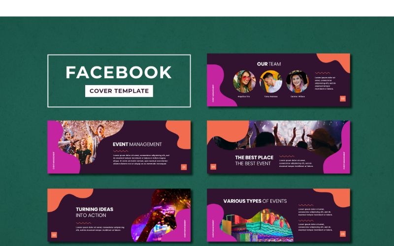 Facebook Cover Event Management - Ilustração