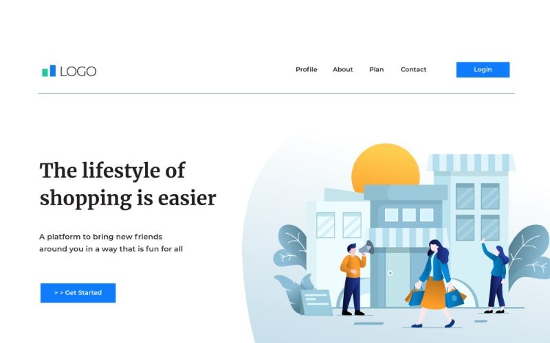 Download Иллюстрация "ILP 24 The Lifestyle of Shopping - Illustration" / ILP 24 The Lifestyle of Shopping - Illustration - Иллюстрация на тему графика adobe illustration,business,collaboration,concepts,dashboard,digital,flat,flat design,header,homepage,illustration,landing pages,mobile,modern,pages,service,team,ui,ux,vectors